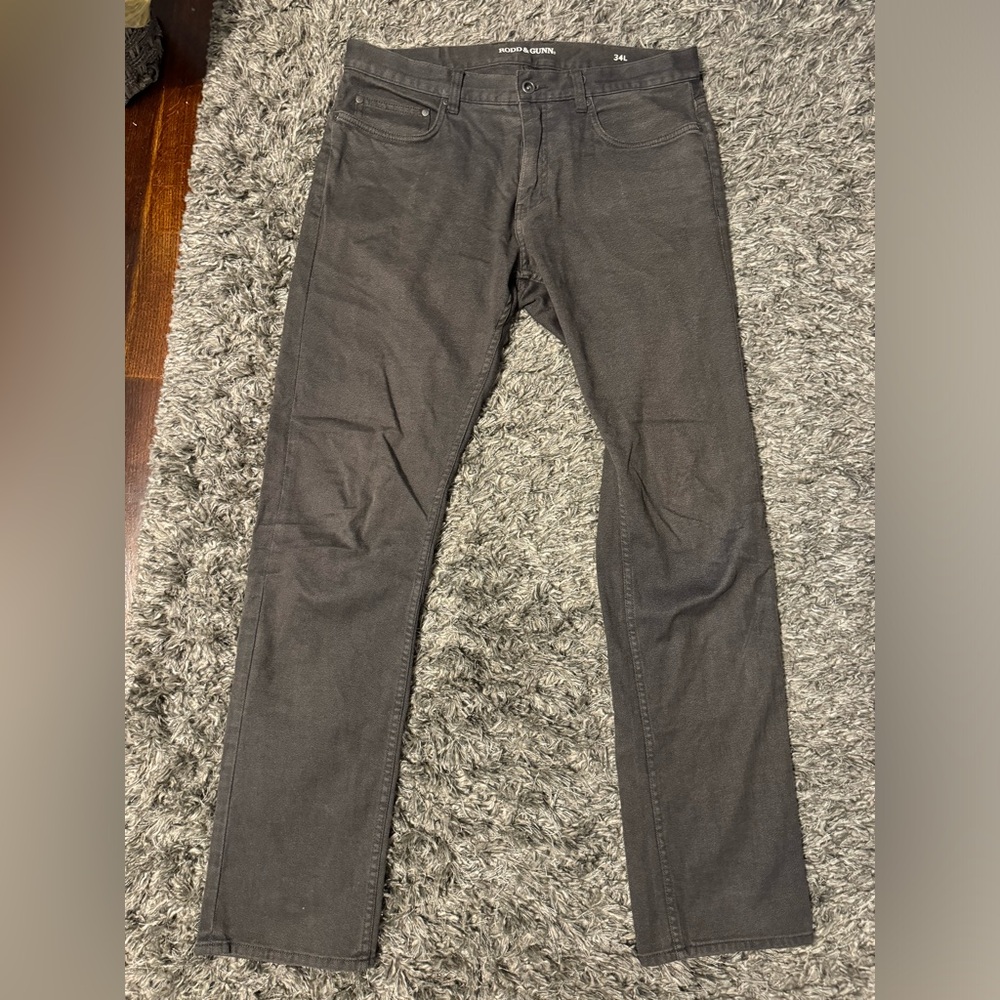 Rodd & Gunn Men's Straight Jeans - Dark Gray